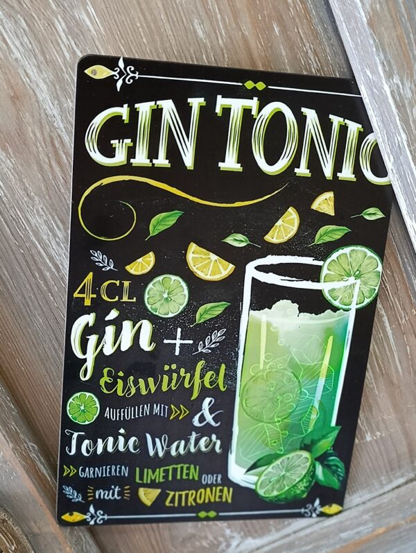 Cedule gin tonic
