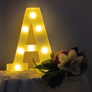 LED písmeno A