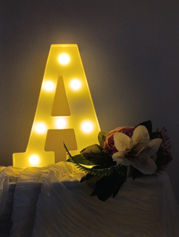 LED písmeno A