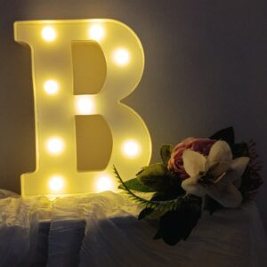 LED písmeno B