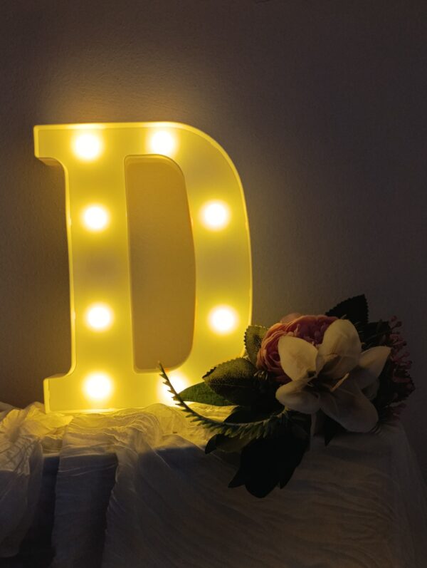 LED písmeno D
