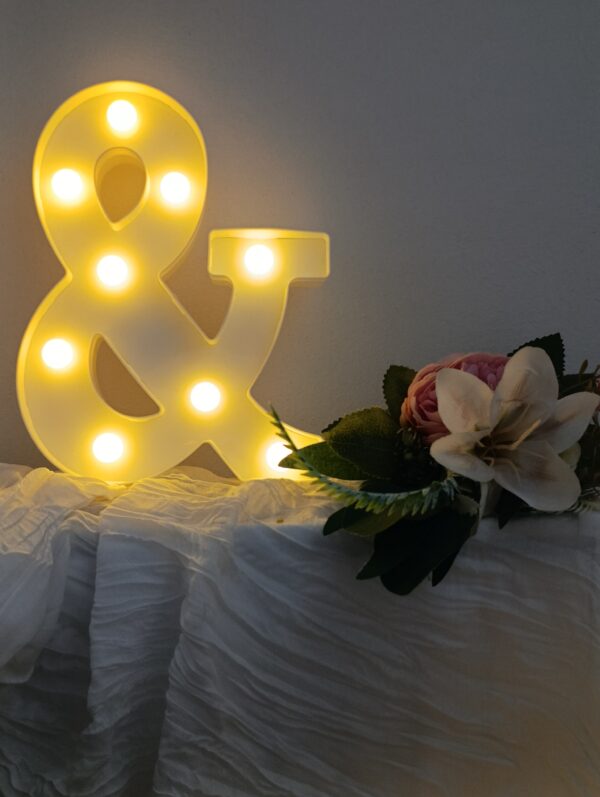 LED písmeno AND