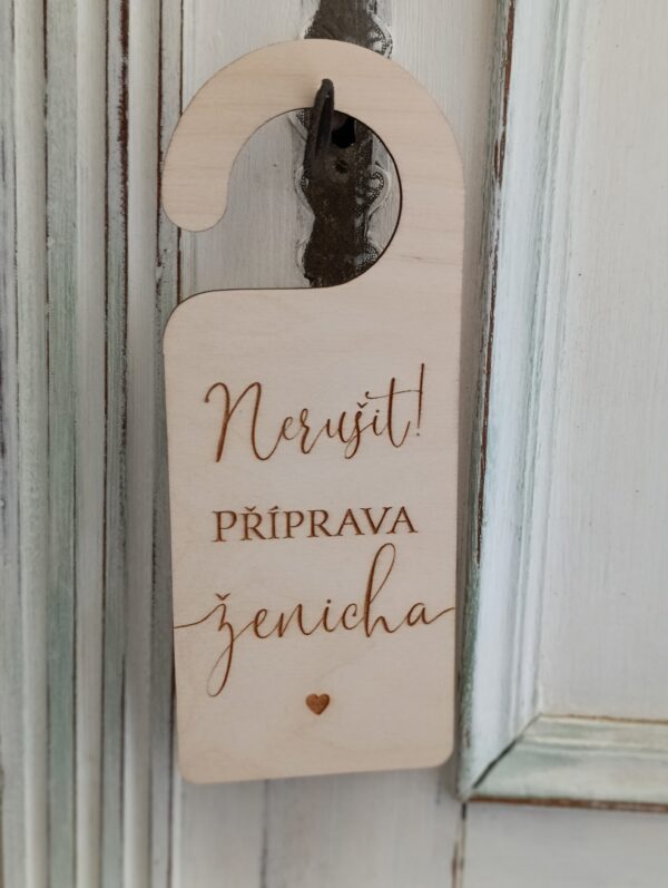 Nerušit příprava ženicha