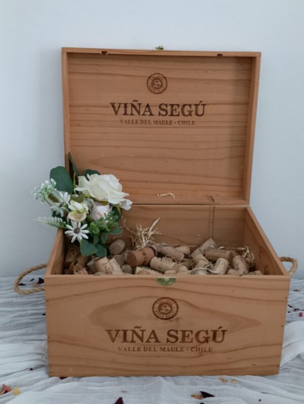 Truhla s korkem "Viňa segú"