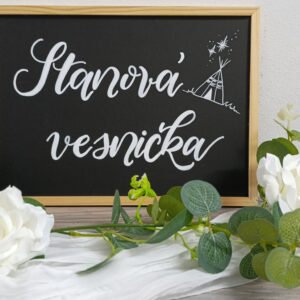 Rámeček "Stanová vesnička"