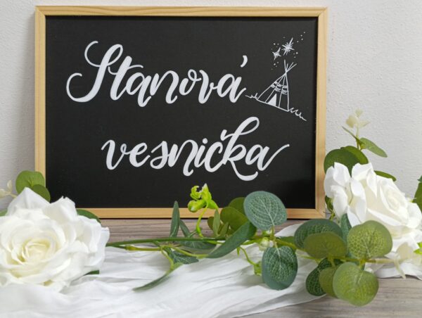 Rámeček "Stanová vesnička"