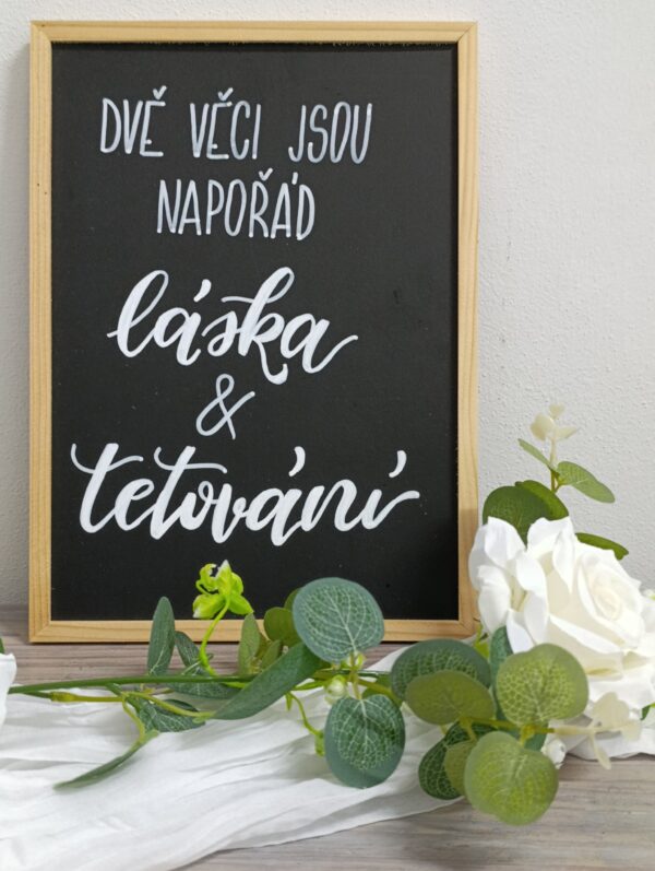 Rámeček "Láska a tetování"